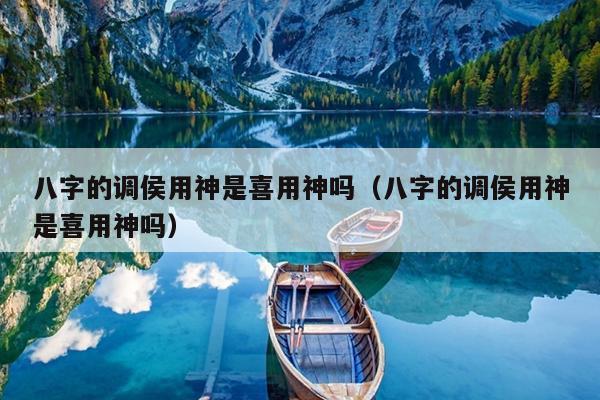 八字的调侯用神是喜用神吗（八字的调侯用神是喜用神吗）